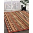 thumbnail image 3 of Ahgly Company Machine Washable Indoor Rectangle Abstract Tomato Red Area Rugs, 5' x 7', 3 of 7