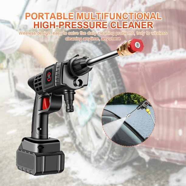 Juego De Limpieza Pistola de agua para automóviles 30 BAR Pistola de agua pulverizada Herramienta de lavado de automóviles (Cinco celdas UE)