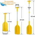 thumbnail image 2 of Telescoping Boat Paddle Collapsible Oar for Boat 21'' - 42'', Collapsible Paddle for Boat Kayaking Rafting Jet Ski Canoe Outdoor Kayak Water Sports and Safety Boat Accessories 2 Pack, 2 of 14