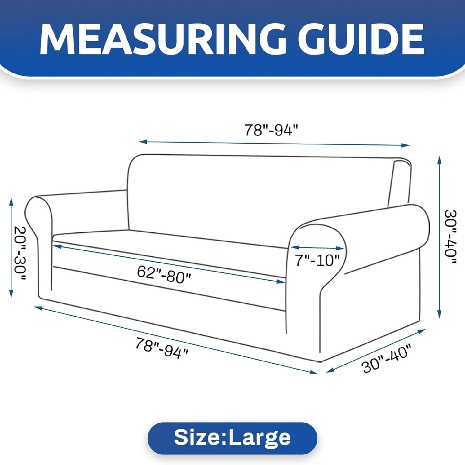 Stretch Sofa Cover Slipcover ，Couch Covers for 3 Cushion Couch Sofa pet Friendly (78"-94") Furniture Protector Sofa with Elastic Bottom, Jacquard Small Checked(Large,Beige)