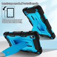 thumbnail image 3 of Hoibon for Walmart Onn 7 Core 2026 Case 7 Inch Heavy Duty Soft Silicone with Kickstand Protective Cover with Shoulder Strap Compatible with for Onn 7 Core 2026 Model 36020962 (BlackBlue), 3 of 7