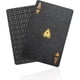thumbnail image 1 of Diamond waterproof black playing cards, playing cards, high definition, deck of cards (black), 1 of 4