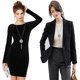 thumbnail image 4 of Juego de collares con colgante largo para mujer, 3 uds., nudo, disco, círculo, borla, declaración, suéter JM, 4 of 5