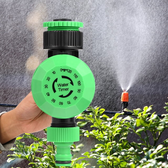 Water Timer Water Controller Plastic Green 2 120 Minutes Outdoor Garden Hose Water Timer Irrigation Controller Automatic Shut Off