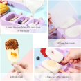 thumbnail image 3 of Silicone Popsicle Molds Cakesicle Mold with Lid Set of 2 Easy Release Ice Cream Mold Ice Pop Molds Set with 100 Popsicle Sticks & 100 Parcel Bags for DIY, 3 of 8