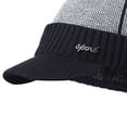 thumbnail image 4 of SPRING PARK 1 Set Stylish Winter Beanie Scarf Set Visor for Men Women Warm Thick Hat for Outdoor, 4 of 7