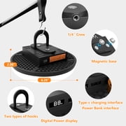 8800mAh LED Camping Lantern Rechargeable, 6000LM Portable Tent Light with Magnetic Base & Hook, Power Bank Function, IPX5 Waterproof, Emergency Flood Light for Hurricane, Power Outages Car Repair
