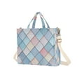 thumbnail image 7 of FORMRS Womens Corduroy Tote Bag Crossbody Shoulder Handbag with Pocket, Beige Art Pattern, 7 of 7
