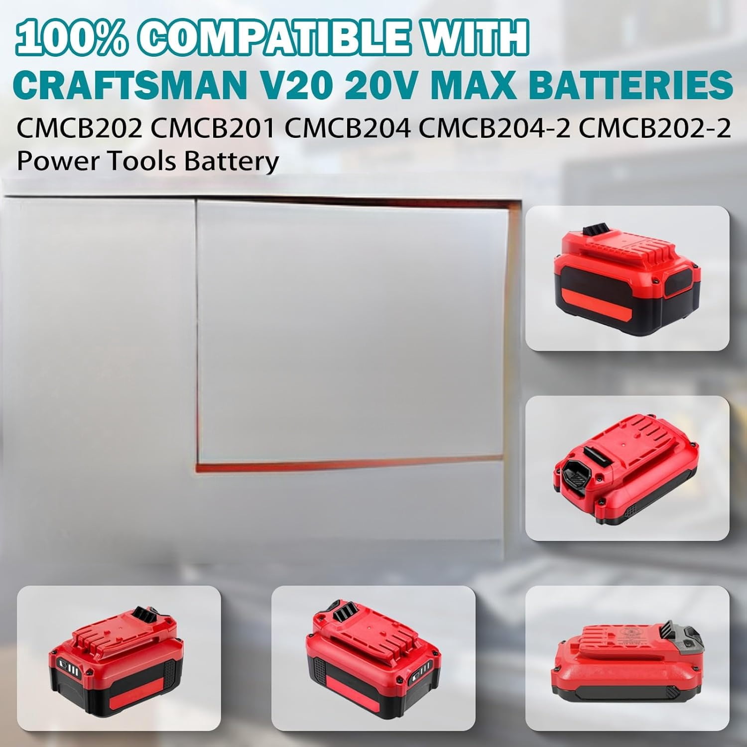 For Crafts*man-20V Battery, 90000RPM Jet Dry Blower, Cordless Handheld Electric Dust Removal Fan for Keyboard, Outdoor, Car Cleaner