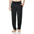 thumbnail image 4 of Fruit of the Loom mens Breathable Jersey Sleep Pant - Black, 4 of 5