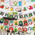 thumbnail image 3 of Matsuzay Navidad papel Banners escena bandera adornos niños Festival árbol colgante ventana vacaciones cumpleaños boda centro comercial Kits de decoración para fiestas Tipo3, 3 of 6