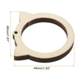 thumbnail image 2 of 10Pcs Mini Embroidery Hoop Tiny Round Cat Cross Stitch Hoops Small Wood Ring Circle for Pendant Keychain, 2 of 6