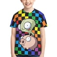 thumbnail image 3 of Invader Zim Kids T-Shirt 3d Printed Graphic T-Shirts Boys And Girls Short Sleeve Shirts For Youth Kids X-Small, 3 of 7