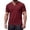Red, variant on TIANZEN 2026 Summer Men's Casual Solid Color Long Sleeved V Neck T Shirt For Outerwear 3xlt Shirts for Men Big And Tall