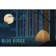 thumbnail image 4 of Blue Ridge, Georgia, Camping by Cliffside, Pop Sky (1000 Piece Puzzle, Size 19x27, Challenging Jigsaw Puzzle for Adults and Family, Made in USA), 4 of 4