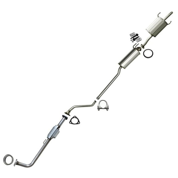 Stainless Steel Exhaust Catalytic Converter fits 2001-2005 Honda Civic 1.7L - Direct Fit