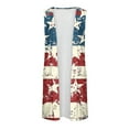 thumbnail image 5 of UVEASISHA American Flag Kimonos for Women Sleeveless Novelty Print Tank Independence Day Patriotic Cardigan Summer Beach Cover Ups Multicolor#5 XXL, 5 of 5