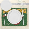 thumbnail image 3 of Ambesonne Vintage Place Mats Set of 4, Bowling Strike Green, Standard Size, Multicolor, 3 of 6