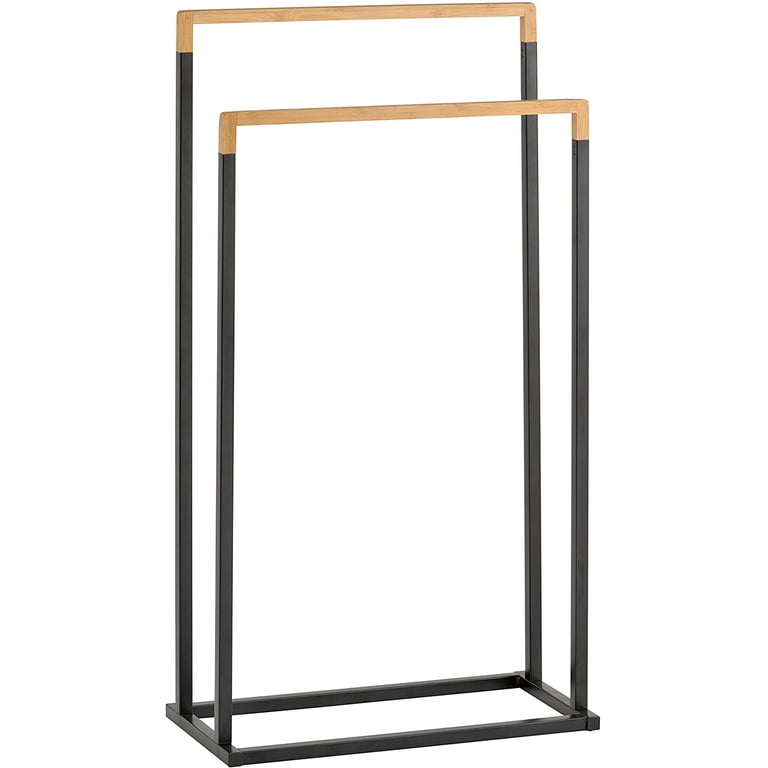 Black bamboo towel ladder new arrivals