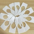 thumbnail image 4 of 10 Pcs Closet Dividers, White Rectangular Closet Dividers Blank Clothing Rack Size Dividers with a Pen for Most Standard Closet Racks, 4 of 7