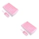 thumbnail image 2 of Cateissary Bandeja de cubitos de hielo de 55 rejillas, fabricante de hielo para bebidas, contenedor de almacenamiento para Bar de fiesta, Rosa 2Conjunto, 2 of 6