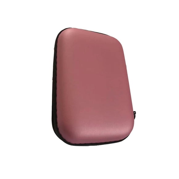 Methold Bolsa de almacenamiento de Cable de datos, organizador de estilo Simple, de Banco de energía para interiores y exteriores, bolsa Carpetas de archivos Rosado