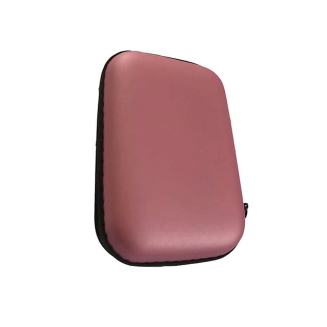 Sidaley Bolsa de almacenamiento de Cable de datos, organizador de estilo Simple, de Banco de energía para interiores y exteriores, bolsa Carpetas de archivos Rosado