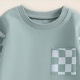 thumbnail image 5 of NOLDARES Toddler Baby Boy Fall Outfit Letter Print Long Sleeve Sweatshirt and Elastic Pants Set 2Pcs Winter Clothes Size:2-3 Y,Green, 5 of 5