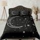 thumbnail image 1 of Minimalista Luna Estrellas Galaxia Funda Nórdica Colcha, Ropa de Cama de Dormitorio &, 1 of 4