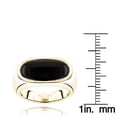 thumbnail image 3 of 14k Unique Men's Natural Black Onyx Ring (Yellow Gold Size 9), 3 of 3