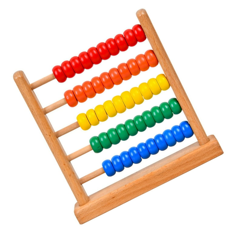 Abacus Kids Math Counting Bead Toys Manipulatives Maze Cubes Arithmetic Toddlers 1St Tool Sticks Beads Mental Counter