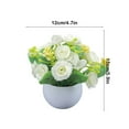 thumbnail image 4 of Feltree Botanical-Inspired Artificial Potted Plants with Flexible Stems, Non-Fading Polyester Flowers for Desktop/Shop Window Displays, 4 of 7
