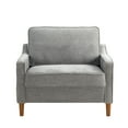 thumbnail image 2 of Studio Living Sanborn Modern Arm Chair, Gray Woven Fabric, 2 of 9