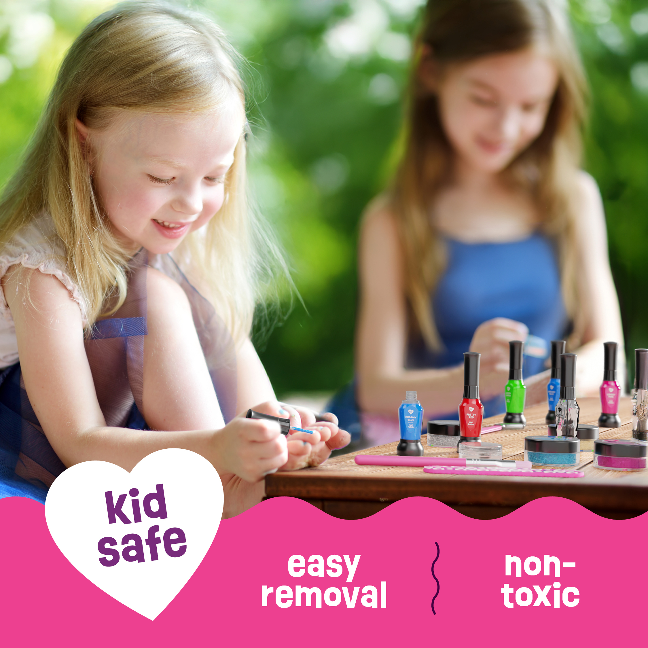 Pretty M Nail Art Studio Kit for Girls, Ages 7-12 photo 6