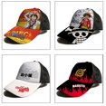 thumbnail image 2 of Lo más nuevo, gorra de béisbol de malla Demon Slayer NarAAAnime, parches de estilo Popular, gorra de camionero, visera curva, triangulación de envíosZMW-58 zhangyuxiang unisex, 2 of 2