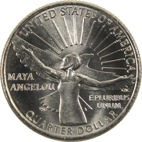 2022 P Maya Angelou American Women Quarter BU Uncirculated Clad Coin
