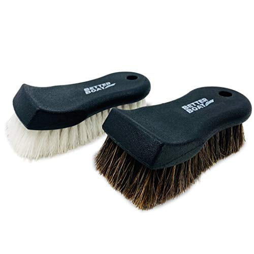 Chemical Guys Leather Carpet Furniture Shoe Cleaning Upholstery Horse Hair Brush 