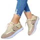 thumbnail image 4 of Zapatos para mujer, suela gruesa redonda, costuras bajas, para deportes al aire libre, con cordones, cómodos zapatos casuales, zapatos para correr, botas de vaquero, 4 of 5