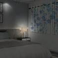 thumbnail image 5 of PBOBRIICH Blue Floral Curtains, Watercolor Window Curtains for Living Room Kitchen Bathroom 2 Panels,42x108 Inch, 5 of 6