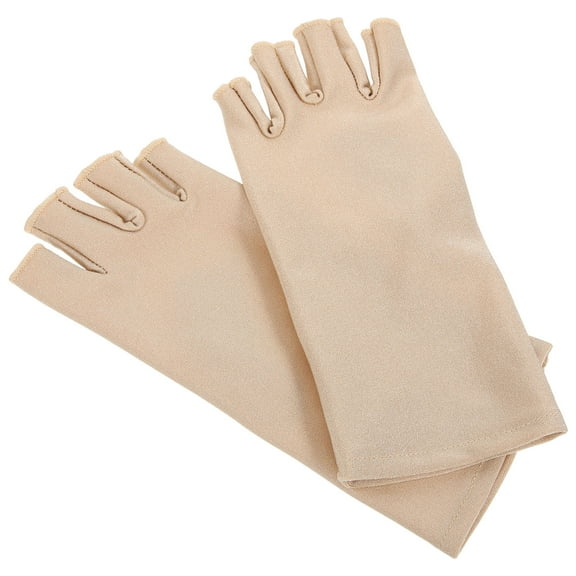 Gloves Fingerless Women Anti UV Outdoor Sun Driving Half for Ultraviolet Light Manicure Women's Cloth