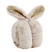 Women's Winter Fashion Outdoor Earmuffs Cute Ears Design Soft Plush Ear Warmer Warm Ear Protector Folding Ear Muff