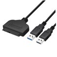 thumbnail image 3 of DEEPCRAFF External Hard Drive Adapter to USB 3.0 Converter Cable Black 1Pack, 3 of 8