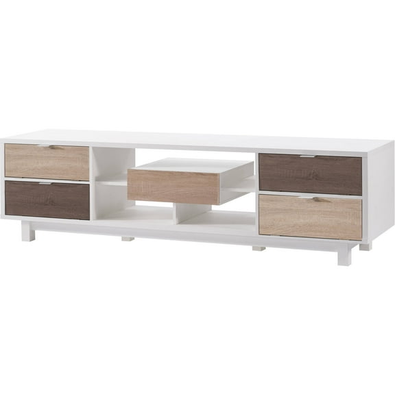 Furniture of America Moddan TV Stand for TVs up to 78", White