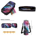 thumbnail image 6 of Jeiento Wolf Backpacks for Boys 10-12 Kids Backpack Elementary School Casual Daypack Travel Rucksack with Lunch Bag Pencil Case Bottle Sleeve Galaxy Sky Night, 6 of 7