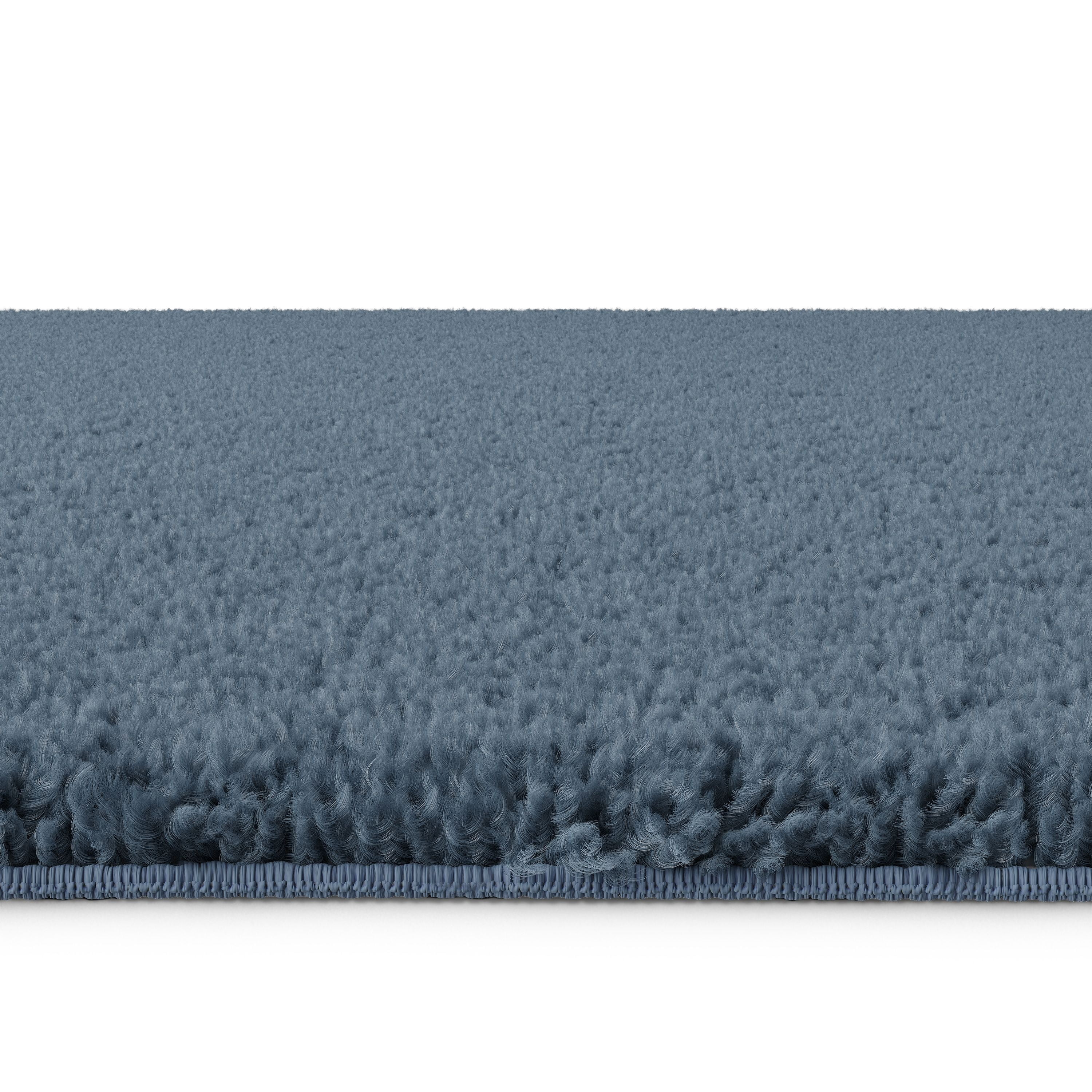 Mainstays Kids Tufted Blue Shag Washable Area Rug, 4' x 6'