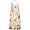 Beige Chicken Cartoon, variant on White Chicken Folk Pattern Apron-Garden Aprons for Women with Pockets-Cotton Linen Waterproof Kitchen Cooking Gardening Aprons Adjustable for Kitchen,Cooking,BBQ and Salon 33x27 Inch
