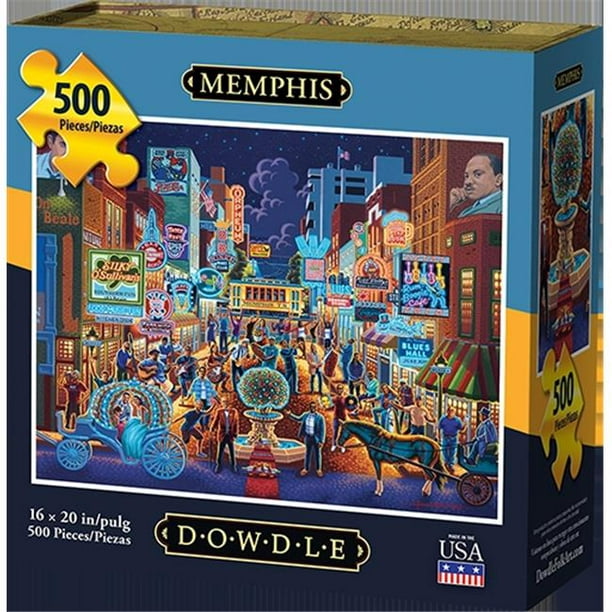 Dowdle 00227 16 x 20 in. Memphis Puzzle - 500 Pièces