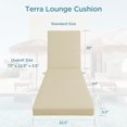 thumbnail image 3 of Cojín para Silla de Salón Exterior Codi Codi Terra Impermeable, 3 of 8