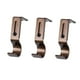 thumbnail image 1 of 3 piezas de soporte ajustable para cortina, soporte para barra de cortina marrón, 1 of 7