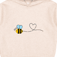 thumbnail image 3 of Inktastic Cute Flying Bumble Bee Toddler Hoodie, 3 of 4